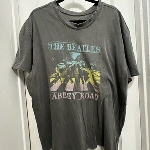 The Beatles Gray Logo T-Shirt